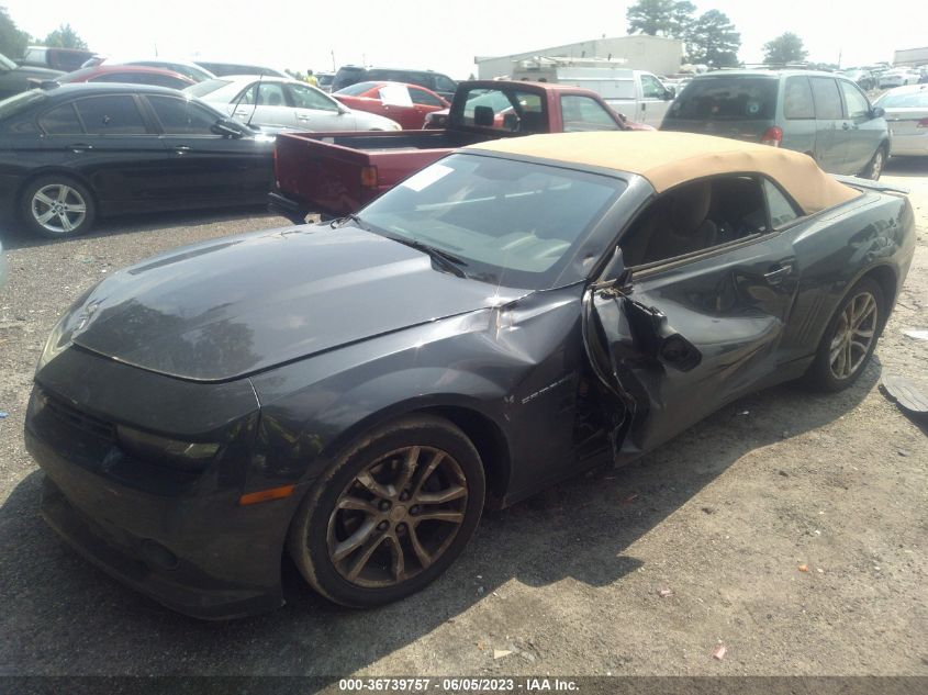 2015 CHEVROLET CAMARO LT - 2G1FD3D33F9281643
