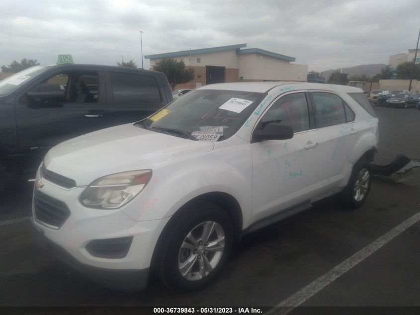 2017 CHEVROLET EQUINOX LS - 2GNALBEK7H1585328