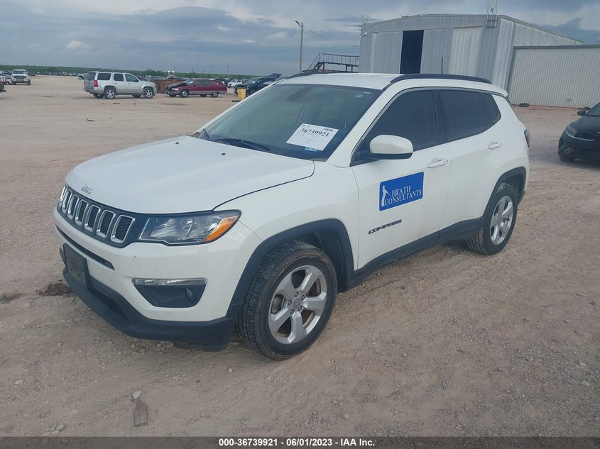 VIN 3C4NJCBB7KT762945 2019 JEEP COMPASS LATITUDE