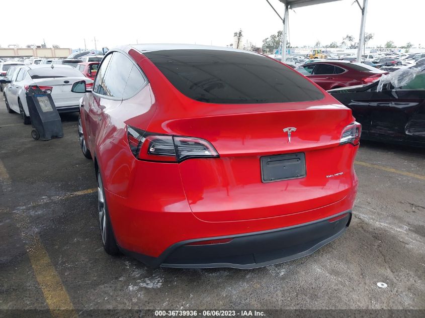 2021 TESLA MODEL Y LONG RANGE - 5YJYGDEE4MF240394