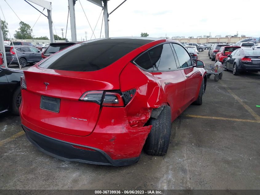 2021 TESLA MODEL Y LONG RANGE - 5YJYGDEE4MF240394