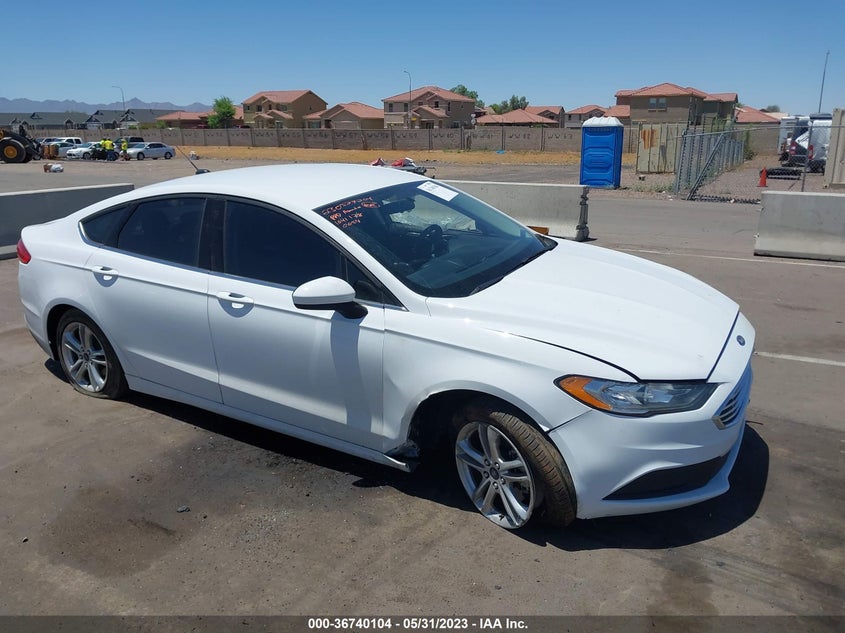VIN 3FA6P0HDXJR150654 2018 FORD FUSION SE