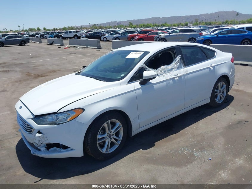 VIN 3FA6P0HDXJR150654 2018 FORD FUSION SE