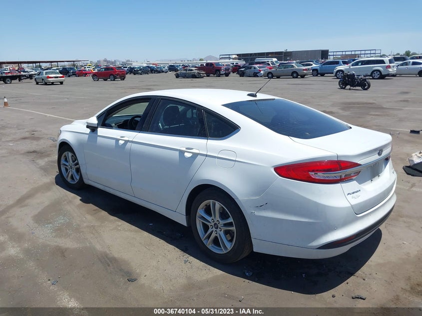 VIN 3FA6P0HDXJR150654 2018 FORD FUSION SE