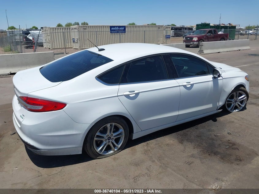 VIN 3FA6P0HDXJR150654 2018 FORD FUSION SE