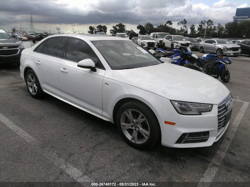 2018 AUDI A4 PREMIUM/TECH PREMIUM - WAUKMAF45JA220935