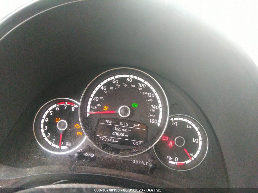 2016 VOLKSWAGEN BEETLE COUPE 1.8T CLASSIC - 3VWF17AT1GM638822