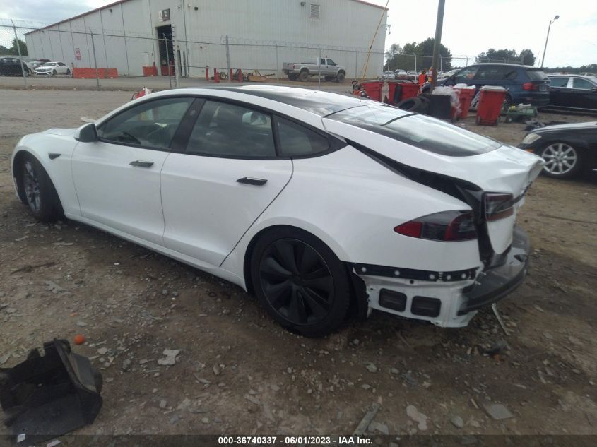 2022 TESLA MODEL S - 5YJSA1E57NF470048