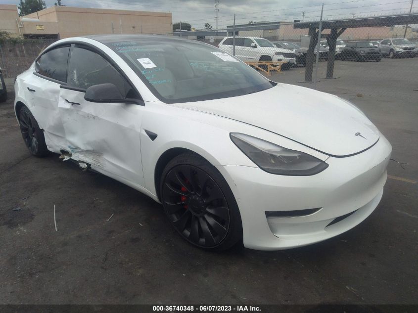 2021 TESLA MODEL 3 PERFORMANCE - 5YJ3E1EC5MF925940