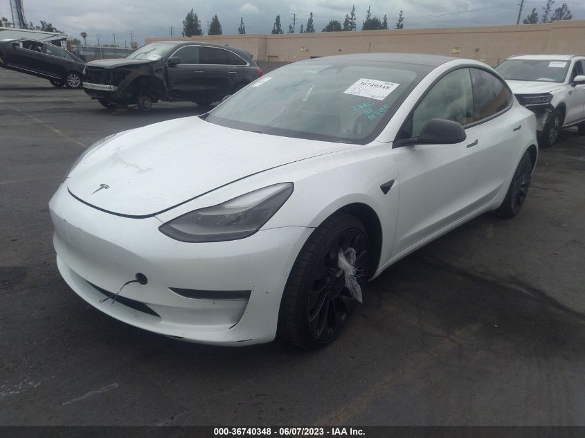 2021 TESLA MODEL 3 PERFORMANCE - 5YJ3E1EC5MF925940