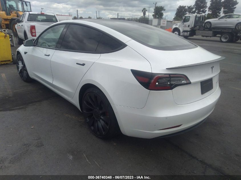 2021 TESLA MODEL 3 PERFORMANCE - 5YJ3E1EC5MF925940