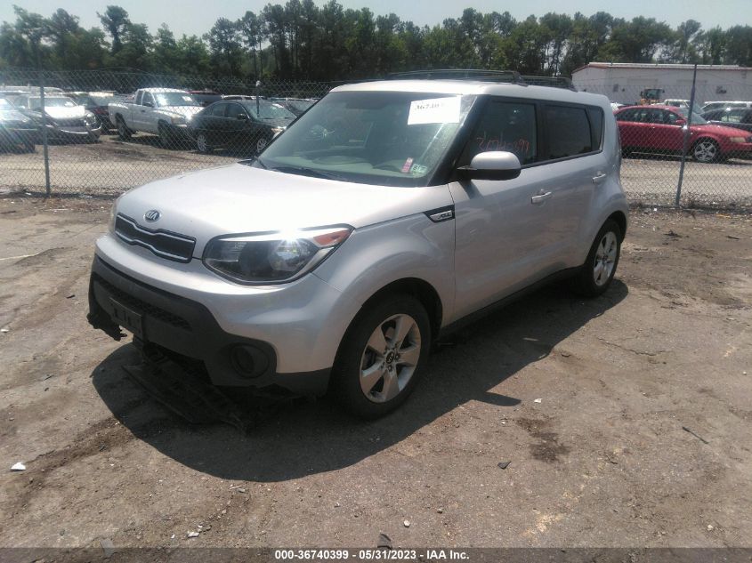 2017 KIA SOUL BASE - KNDJN2A25H7494912