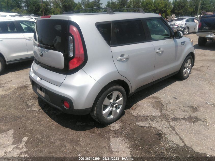 2017 KIA SOUL BASE - KNDJN2A25H7494912