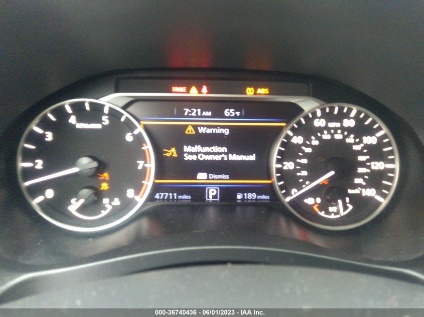 2021 NISSAN ALTIMA 2.5 SV - 1N4BL4DV0MN367086
