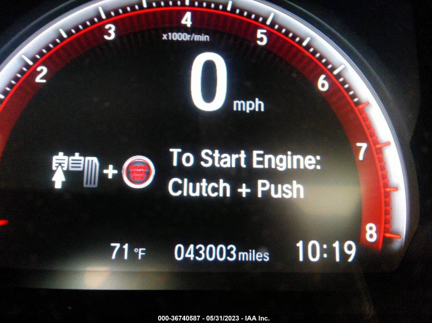 2018 HONDA CIVIC SI SEDAN - 2HGFC1E59JH707821