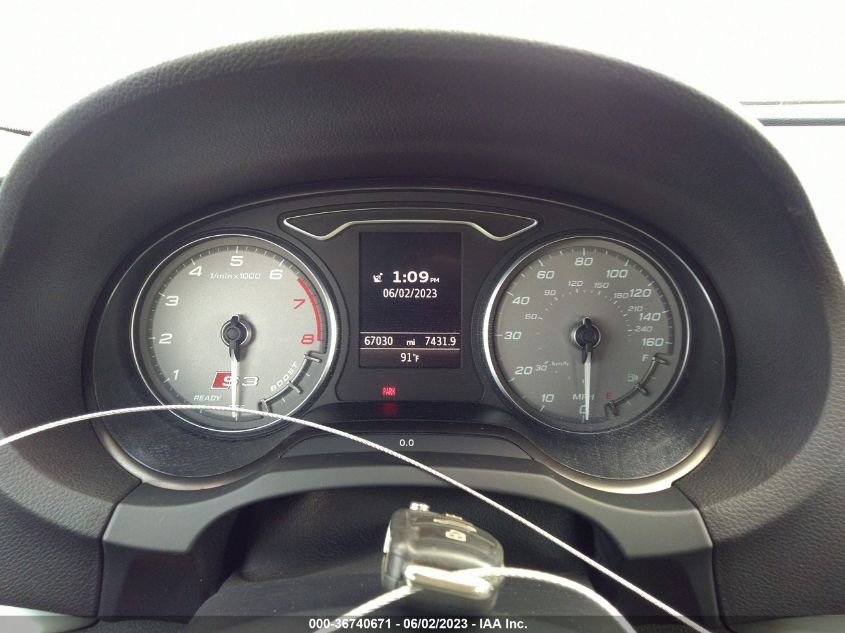 2016 AUDI S3 PREMIUM PLUS - WAUB1GFF0G1073123