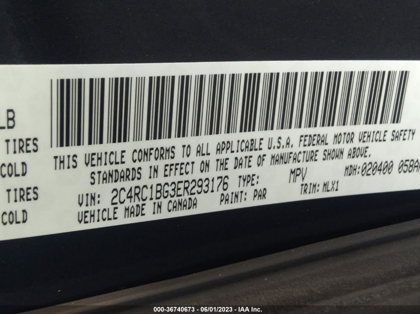 2014 CHRYSLER TOWN & COUNTRY TOURING - 2C4RC1BG3ER293176