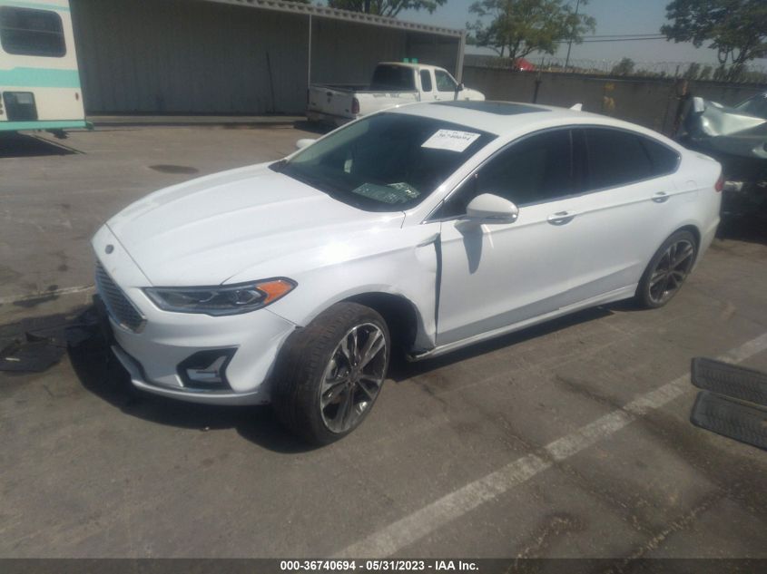 2020 FORD FUSION TITANIUM - 3FA6P0K91LR116674