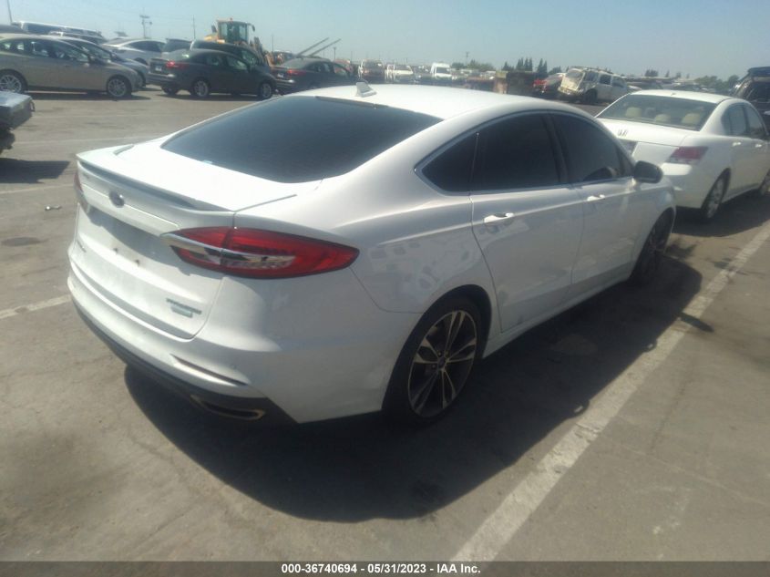 2020 FORD FUSION TITANIUM - 3FA6P0K91LR116674