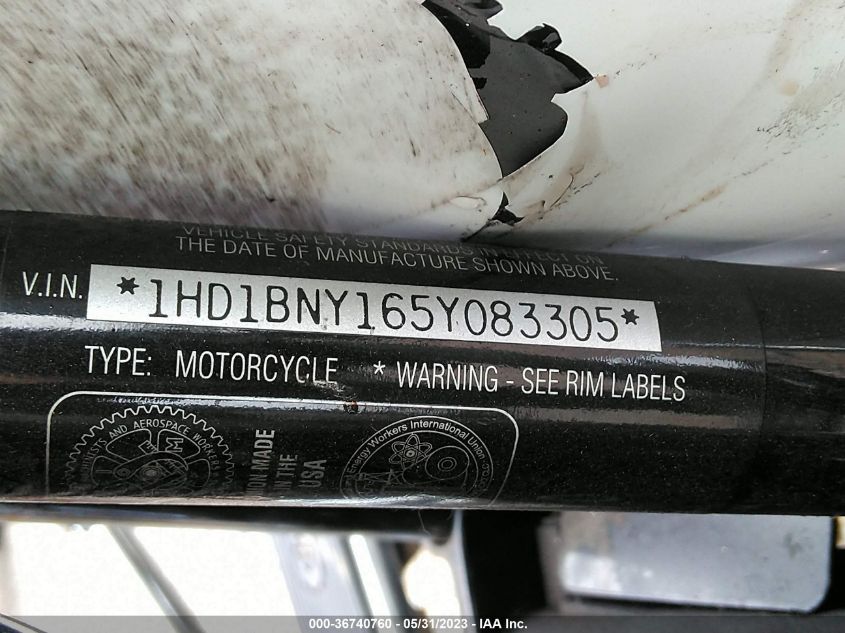 2005 HARLEY-DAVIDSON FLSTN - 1HD1BNY165Y083305