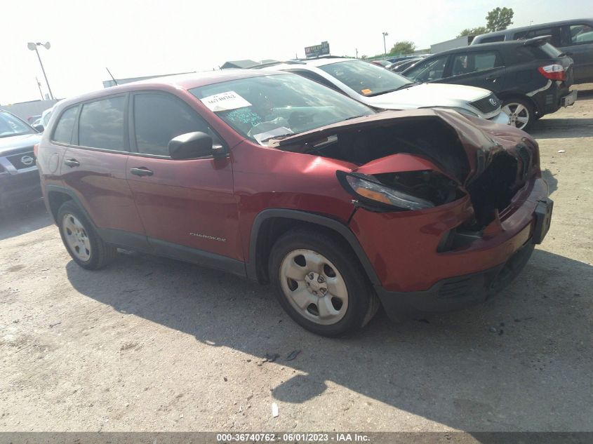 2014 JEEP CHEROKEE SPORT - 1C4PJLAB5EW288616