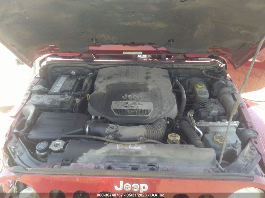 2013 JEEP WRANGLER UNLIMITED SAHARA - 1C4BJWEG0DL544758