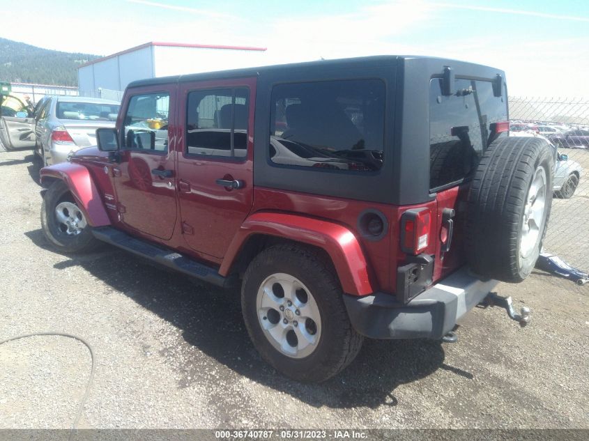 2013 JEEP WRANGLER UNLIMITED SAHARA - 1C4BJWEG0DL544758