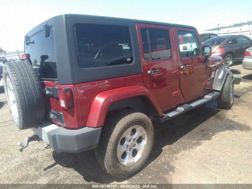 2013 JEEP WRANGLER UNLIMITED SAHARA - 1C4BJWEG0DL544758