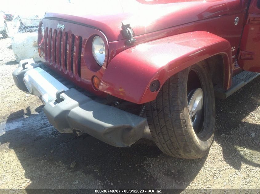 2013 JEEP WRANGLER UNLIMITED SAHARA - 1C4BJWEG0DL544758