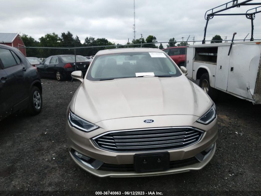 2017 FORD FUSION SE - 3FA6P0HD9HR232269