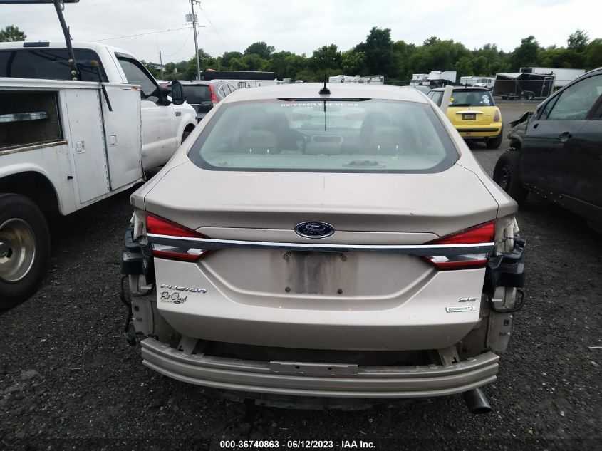 2017 FORD FUSION SE - 3FA6P0HD9HR232269