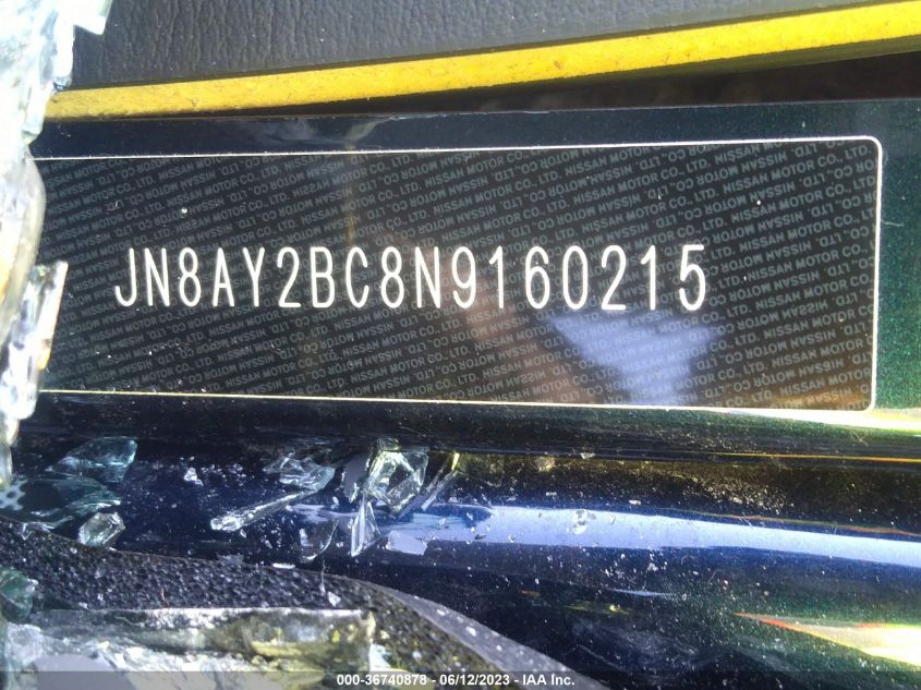 2022 NISSAN ARMADA SL - JN8AY2BC8N9160215