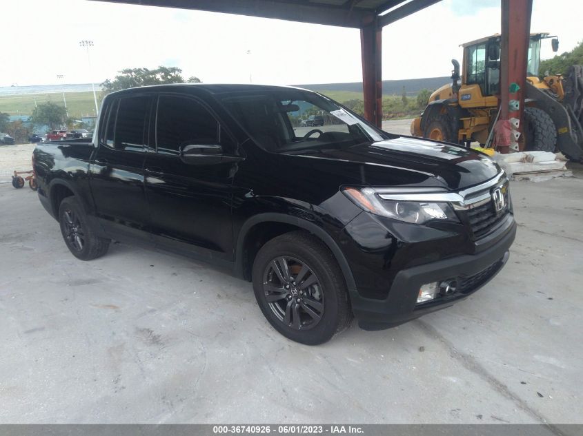 2019 HONDA RIDGELINE SPORT - 5FPYK3F17KB039145