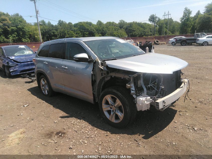 2015 TOYOTA HIGHLANDER LIMITED - 5TDDKRFH4FS157923