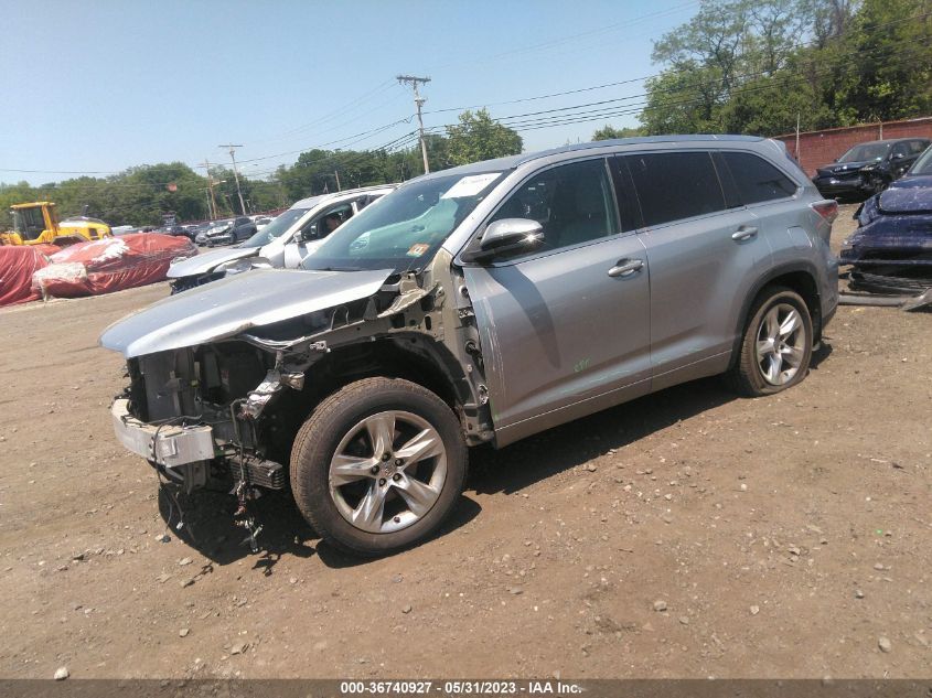 2015 TOYOTA HIGHLANDER LIMITED - 5TDDKRFH4FS157923