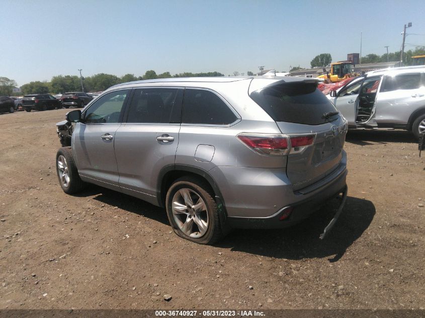 2015 TOYOTA HIGHLANDER LIMITED - 5TDDKRFH4FS157923