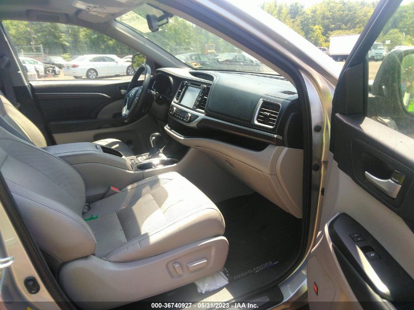 2015 TOYOTA HIGHLANDER LIMITED - 5TDDKRFH4FS157923