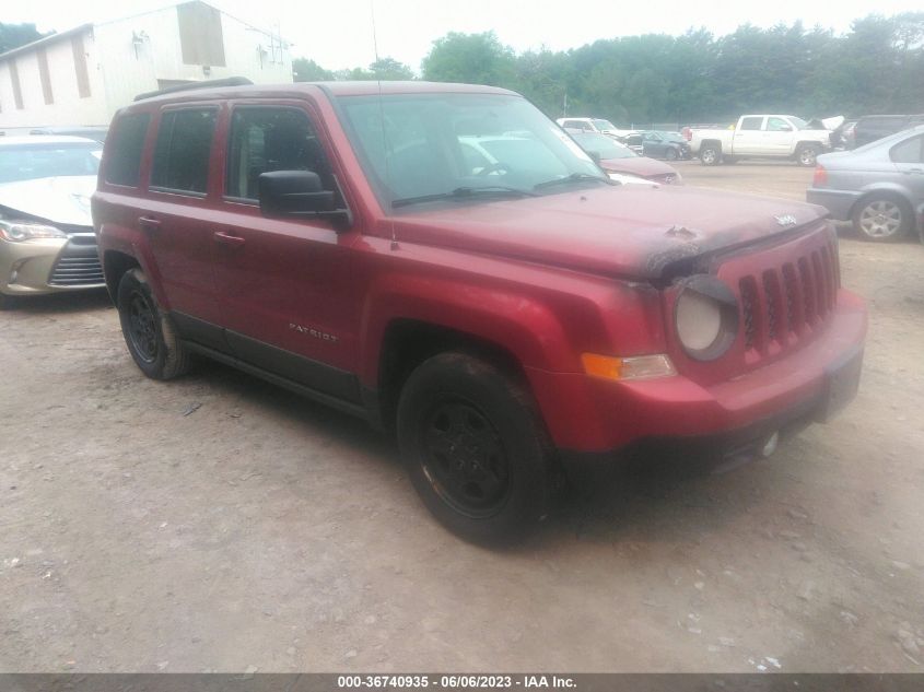 2015 JEEP PATRIOT SPORT - 1C4NJPBA5FD413079