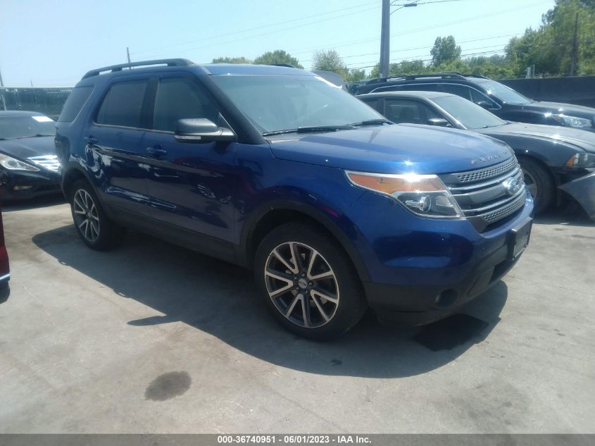 2015 FORD EXPLORER XLT - 1FM5K8D87FGA39713