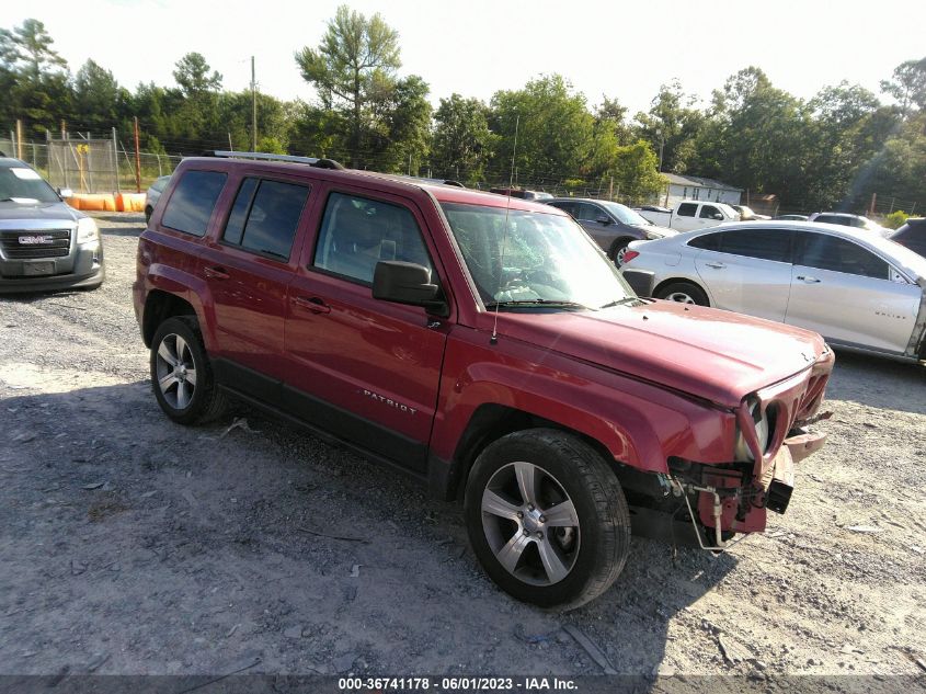 2016 JEEP PATRIOT HIGH ALTITUDE EDITION - 1C4NJPFAXGD749130