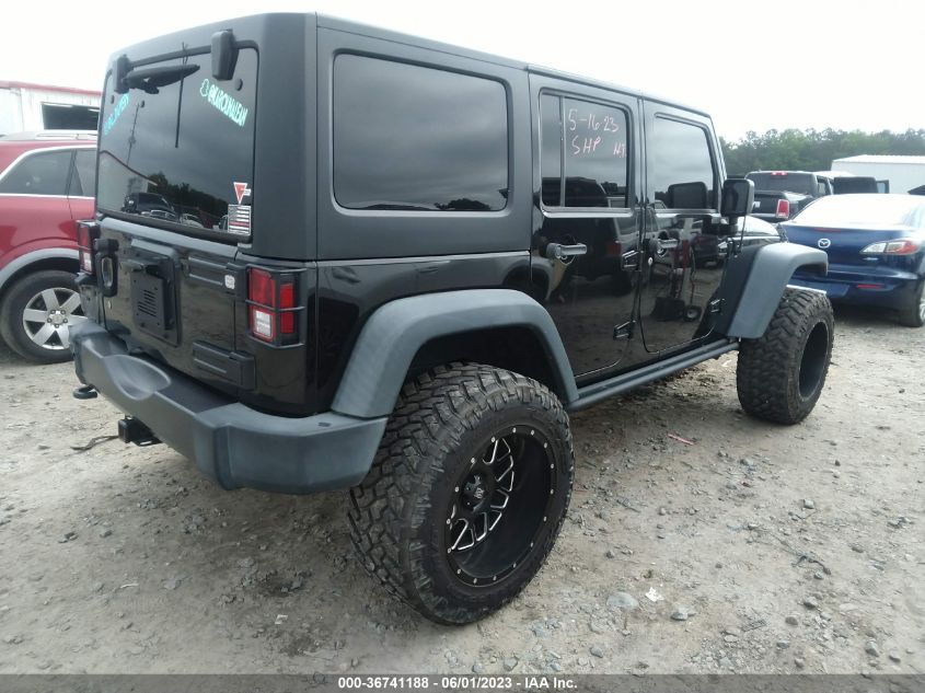 2016 JEEP WRANGLER UNLIMITED BLACK BEAR - 1C4BJWDG2GL135053