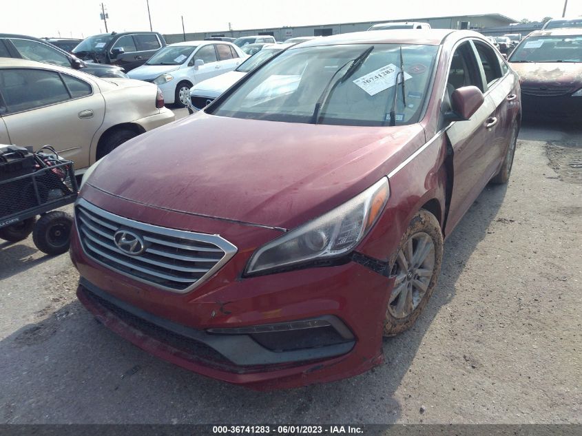 2015 HYUNDAI SONATA 2.4L SE - 5NPE24AF9FH243277