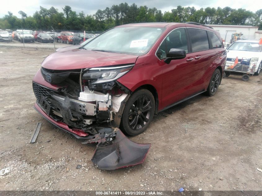 2022 TOYOTA SIENNA XSE - 5TDDRKEC0NS113120