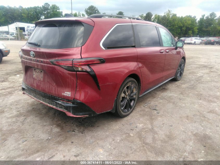 2022 TOYOTA SIENNA XSE - 5TDDRKEC0NS113120