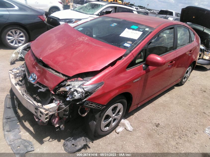 2014 TOYOTA PRIUS FOUR/FIVE/THREE/ONE/TWO - JTDKN3DUXE1786366
