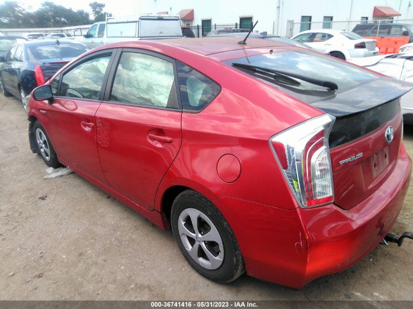 2014 TOYOTA PRIUS FOUR/FIVE/THREE/ONE/TWO - JTDKN3DUXE1786366