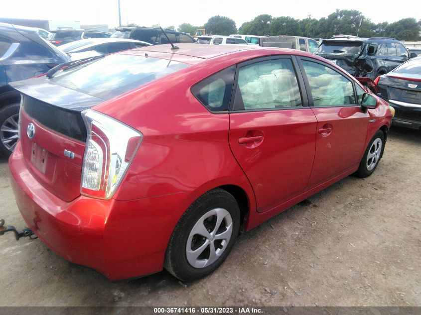 2014 TOYOTA PRIUS FOUR/FIVE/THREE/ONE/TWO - JTDKN3DUXE1786366