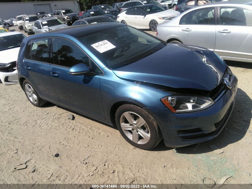 2017 VOLKSWAGEN GOLF S - 3VW217AUXHM072684