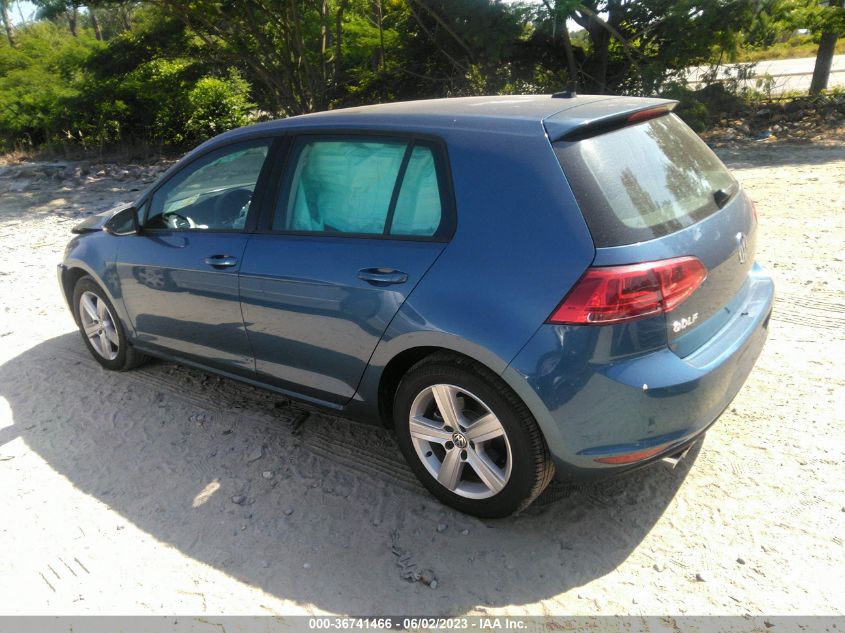 2017 VOLKSWAGEN GOLF S - 3VW217AUXHM072684