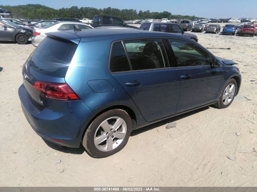 2017 VOLKSWAGEN GOLF S - 3VW217AUXHM072684